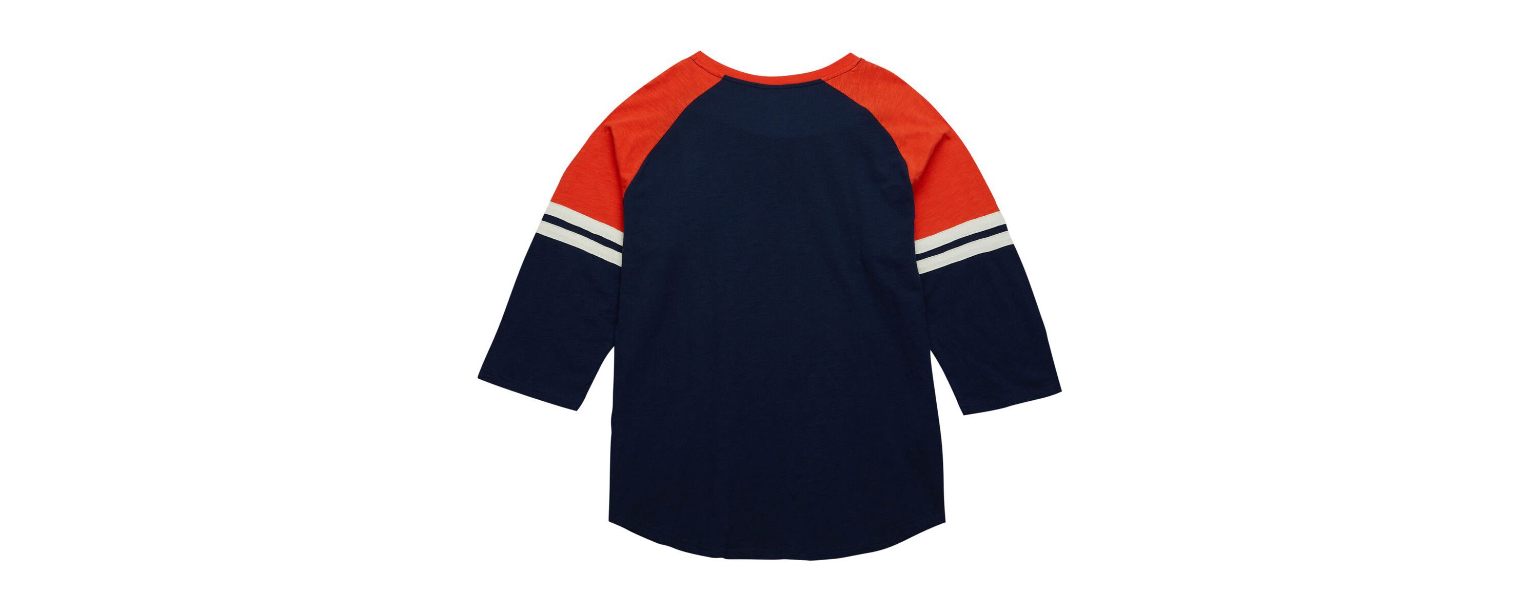 MLB Houston Astros Cooperstown Collection Legendary Raglan Slub Henley 3/4-Sleeve T-Shirt