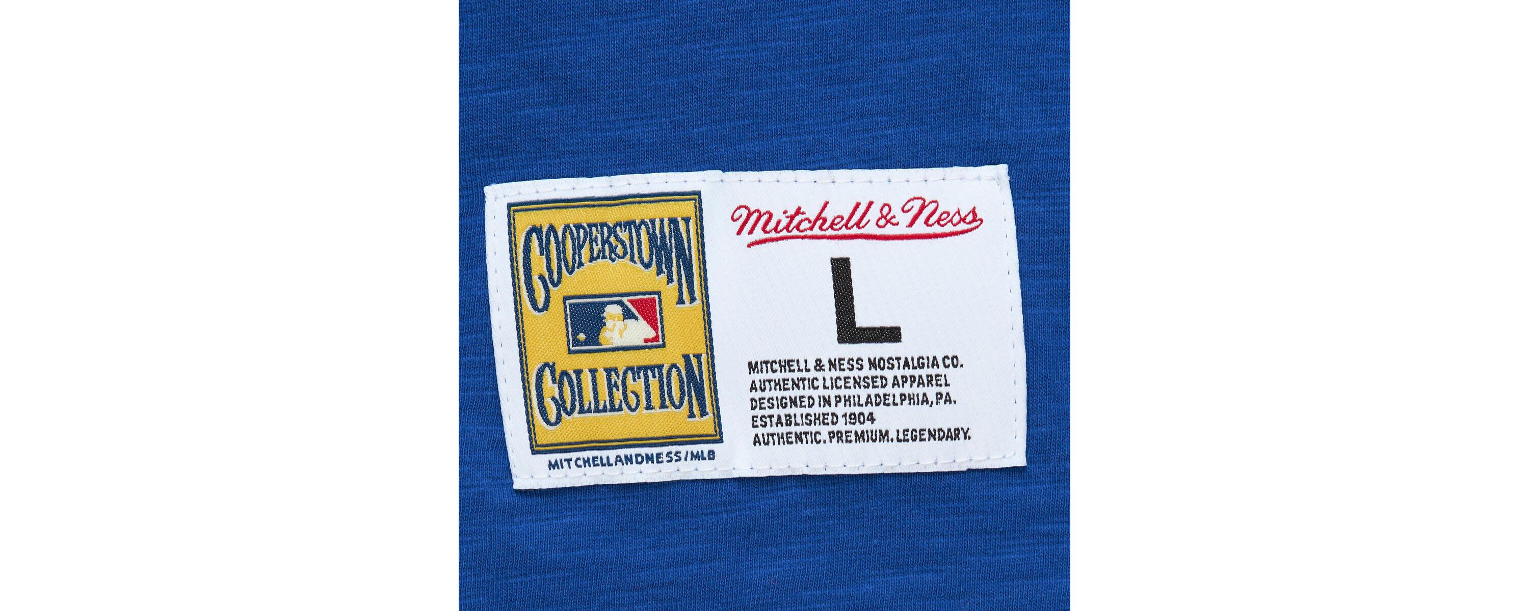 MLB Atlanta Braves Cooperstown Collection Legendary Raglan Slub Henley 3/4-Sleeve T-Shirt