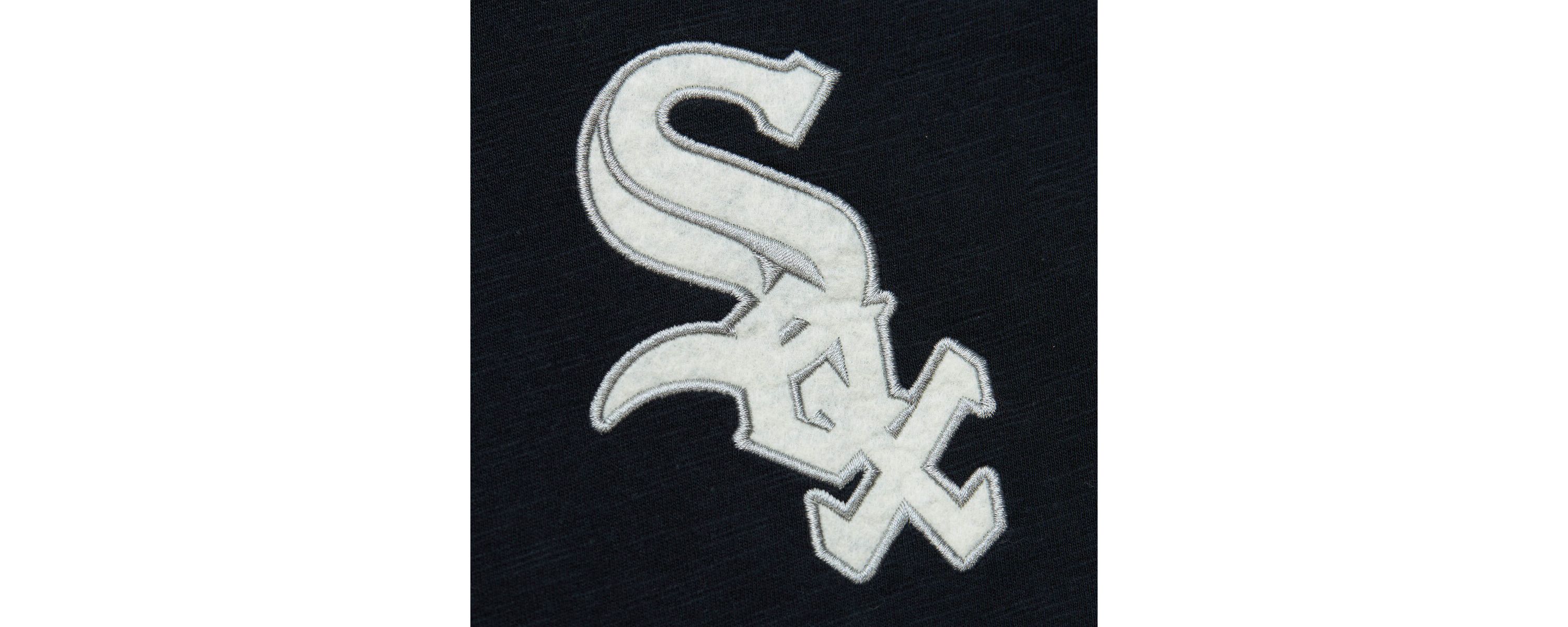 Chicago White Sox MLB Chicago Sox Cooperstown Collection Legendary Raglan Slub Henley 3/4-Sleeve T-Shirt