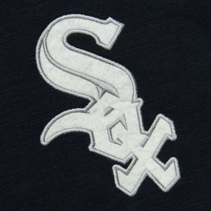 Chicago White Sox MLB Chicago Sox Cooperstown Collection Legendary Raglan Slub Henley 3/4-Sleeve T-Shirt