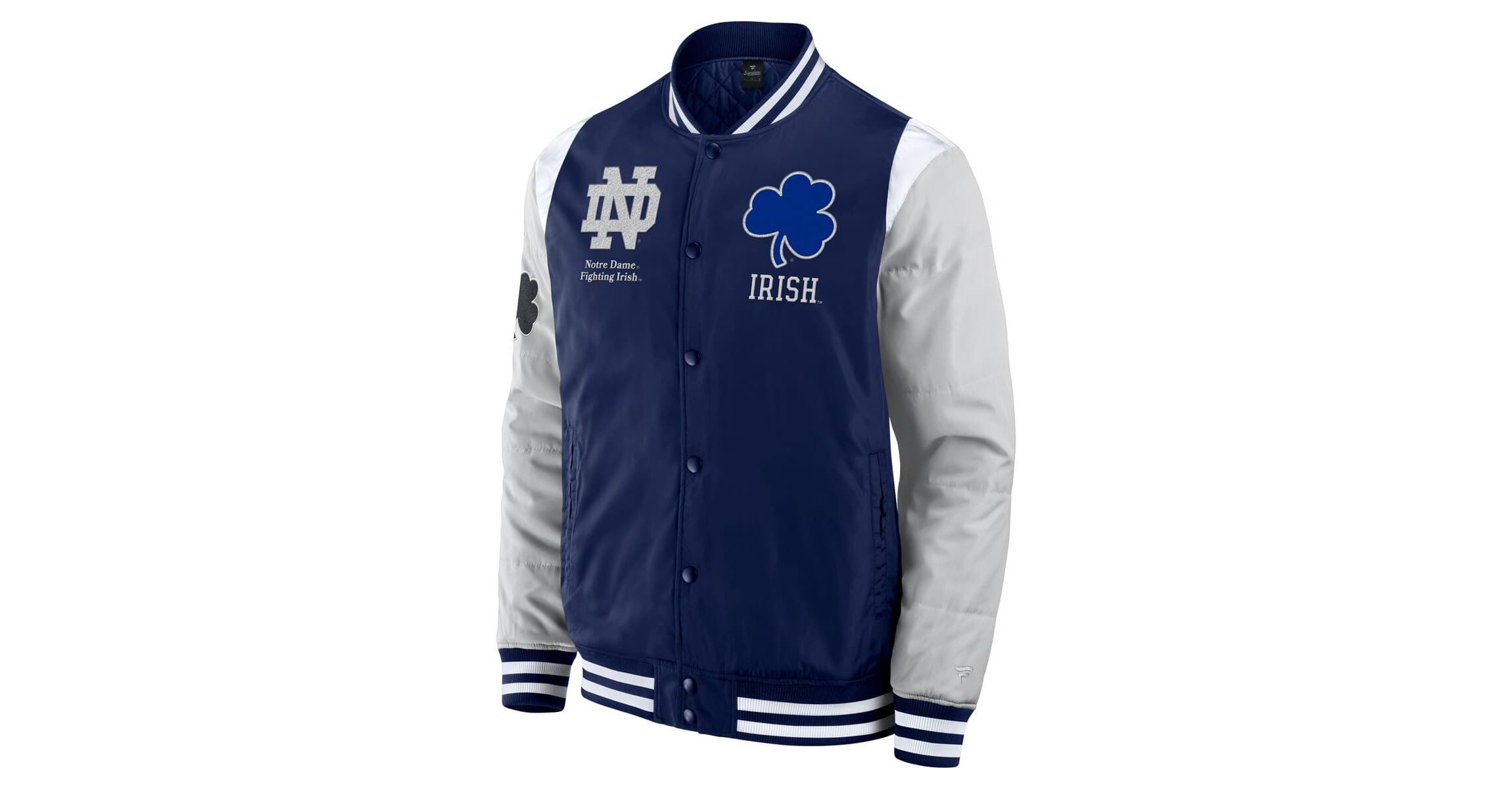 NCAA Fanatics Notre Dame Fighting Irish Elements Elite Full-Snap Jacket