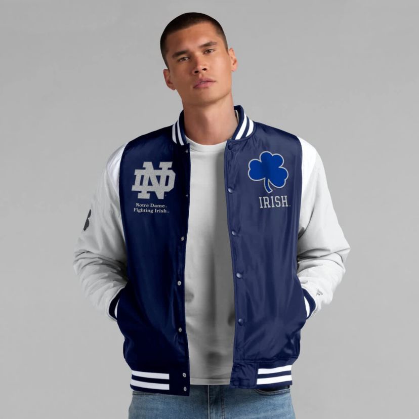 NCAA Fanatics Notre Dame Fighting Irish Elements Elite Full-Snap Jacket