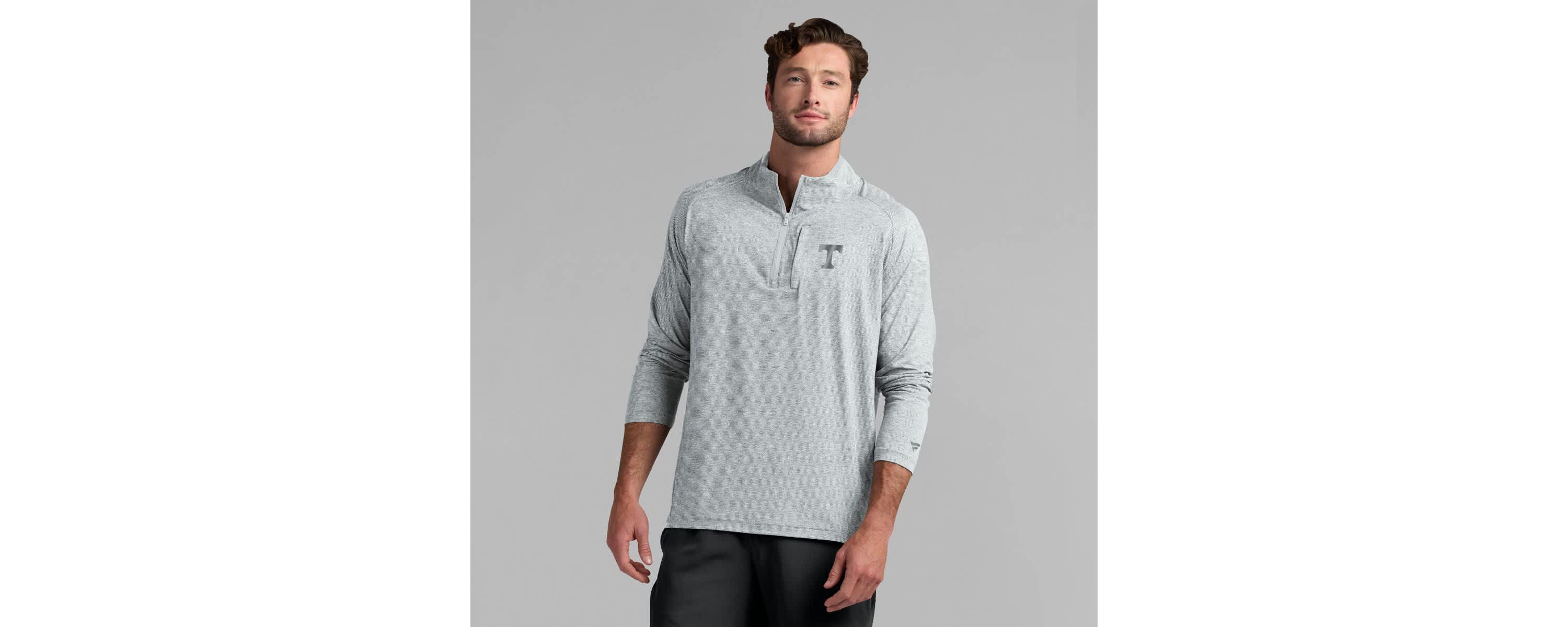 NCAA Fanatics Tennessee Volunteers Mock Neck Half-Zip Pullover Jacket