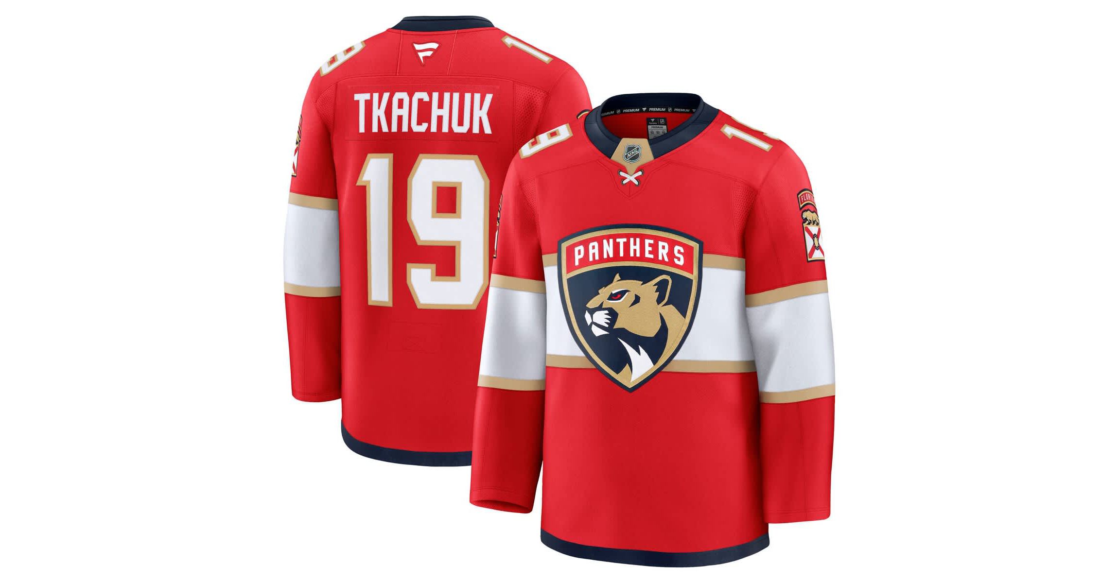 NHL Fanatics Matthew Tkachuk Florida Panthers Home Premium Jersey