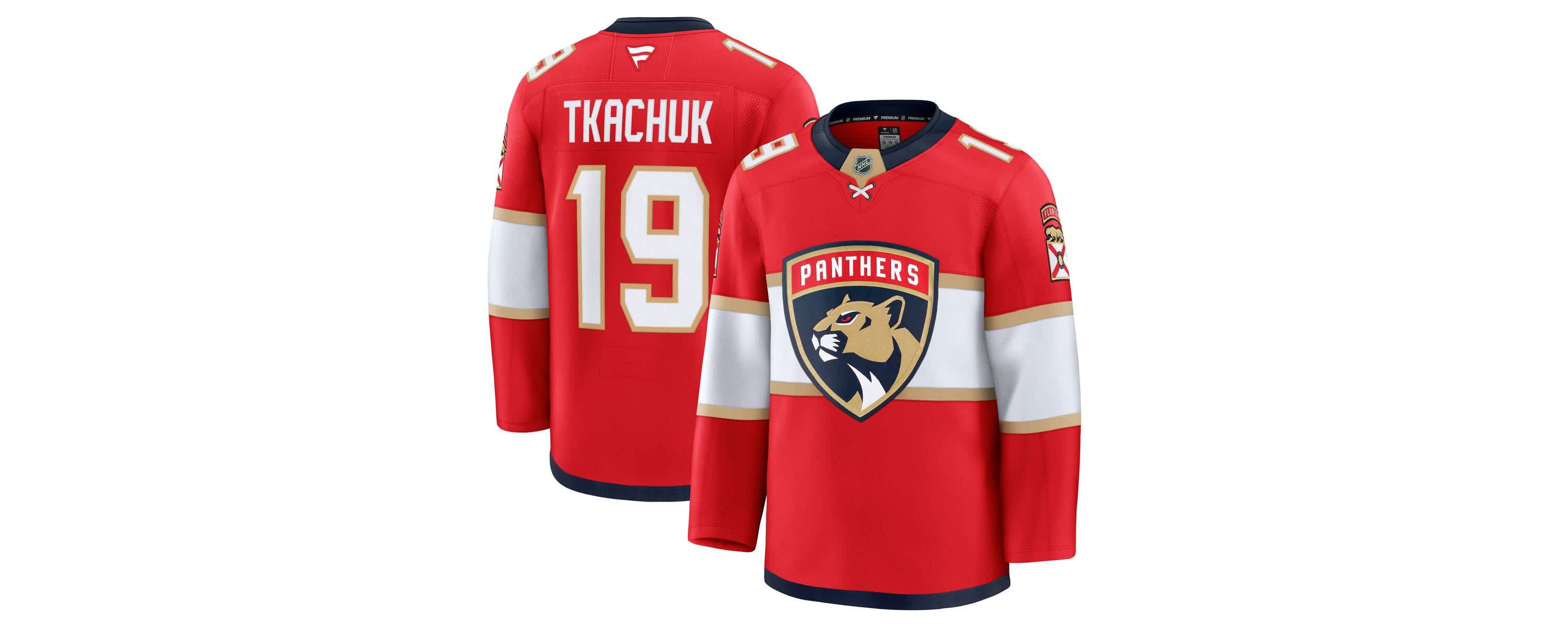 NHL Fanatics Matthew Tkachuk Florida Panthers Home Premium Jersey