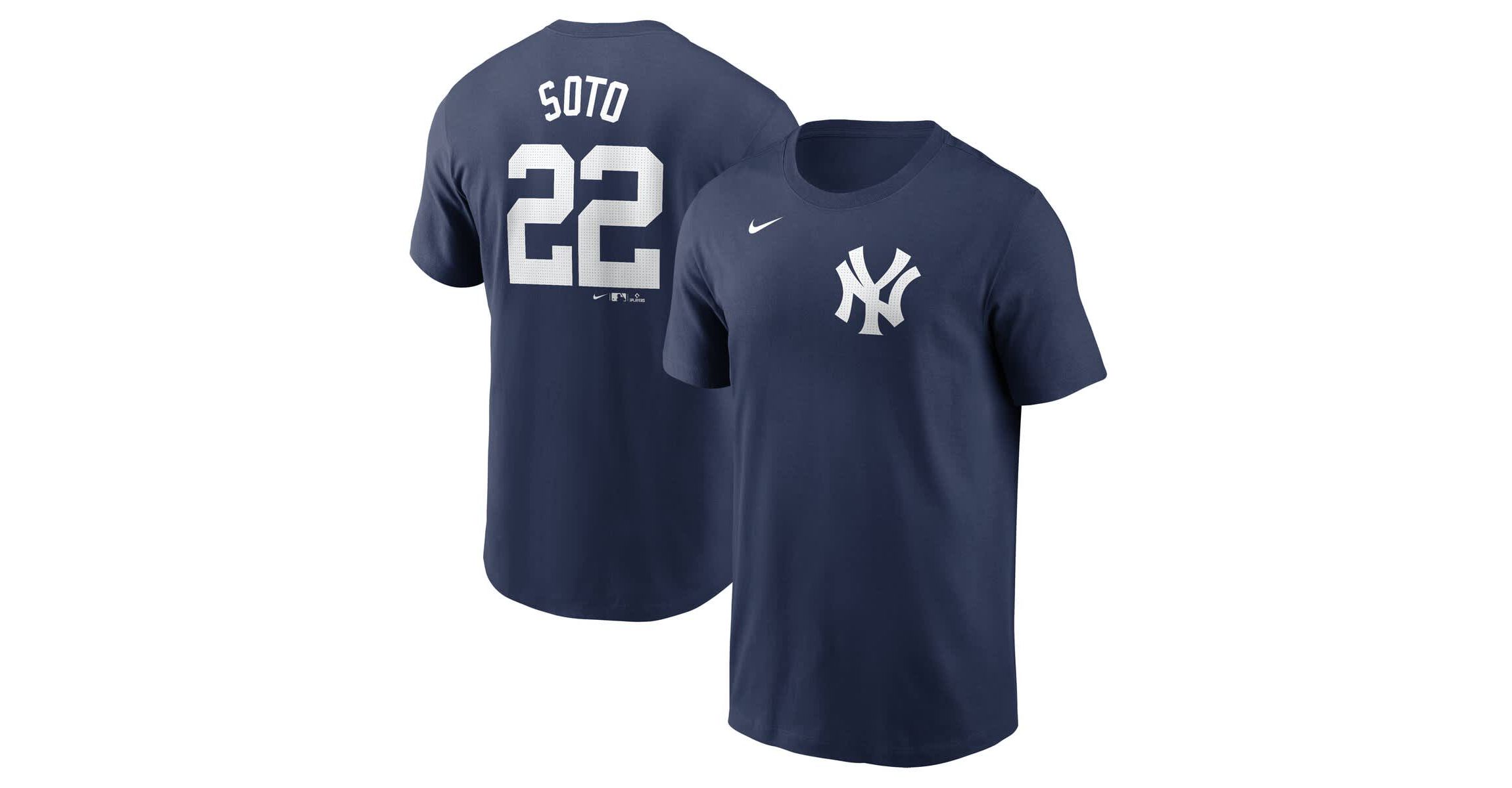 MLB Nike Juan Soto New York Yankees 2024 Fuse Name & Number T-Shirt