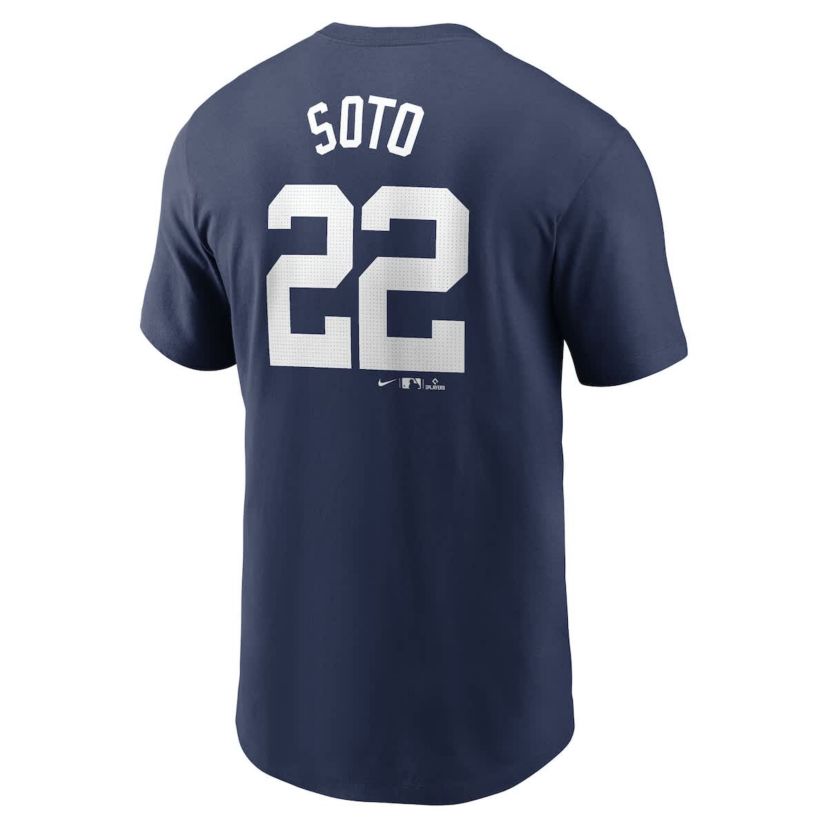 MLB Nike Juan Soto New York Yankees 2024 Fuse Name & Number T-Shirt