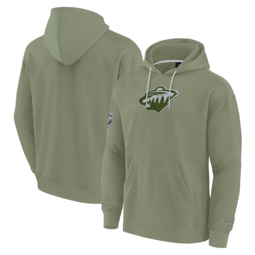 NHL Fanatics Minnesota Wild Elements Pace Pullover Hoodie