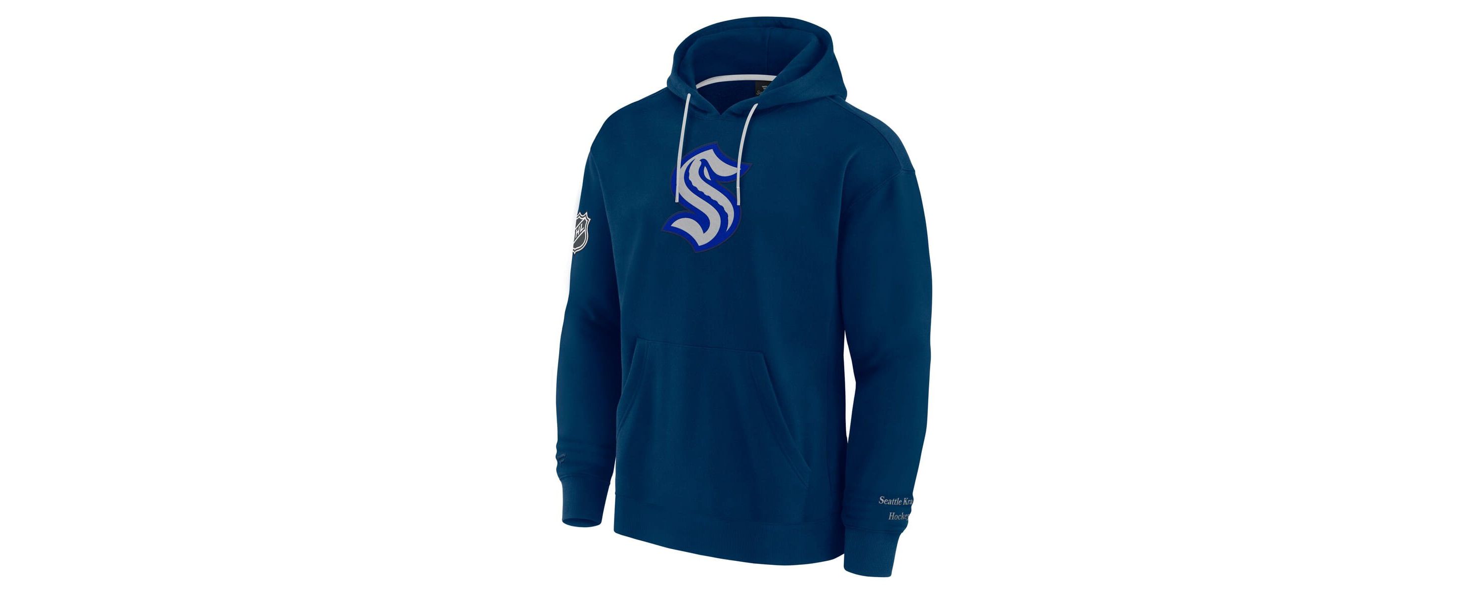NHL Fanatics Deep Sea Seattle Kraken Elements Pace Pullover Hoodie