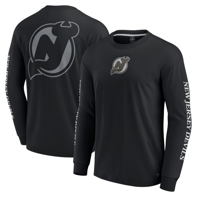 NHL Fanatics New Jersey Devils Elements Strive Long Sleeve T-Shirt