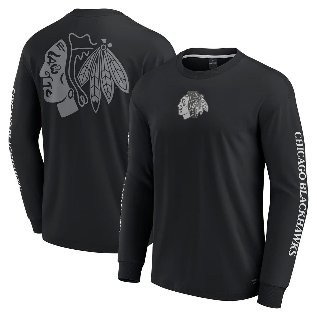 NHL Fanatics Chicago Blackhawks Elements Strive Long Sleeve T-Shirt