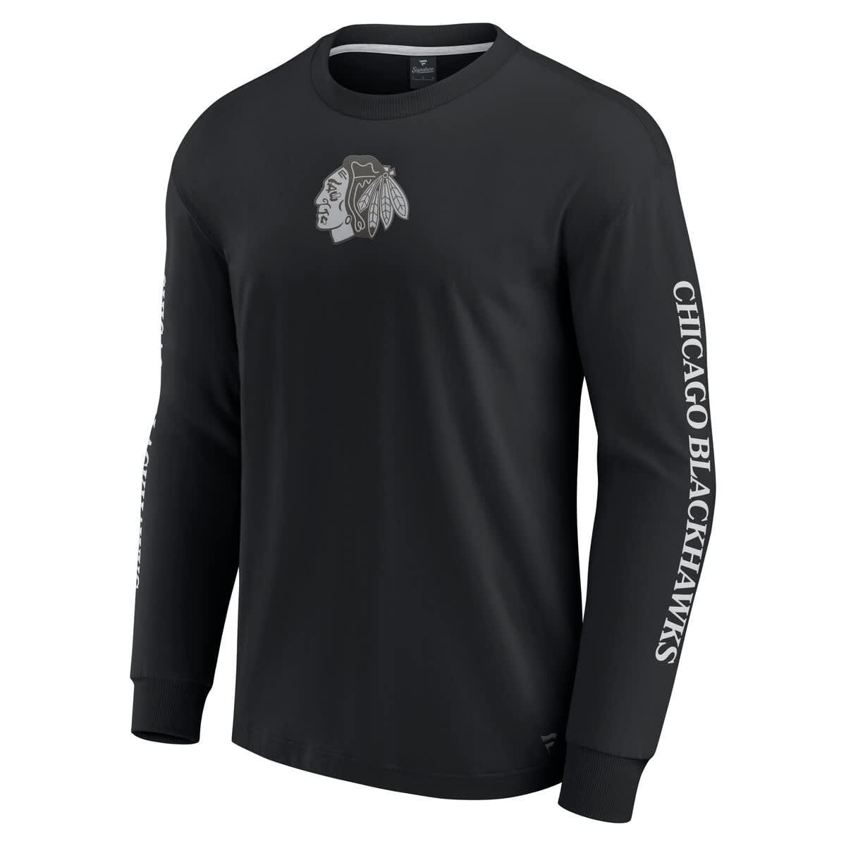 NHL Fanatics Chicago Blackhawks Elements Strive Long Sleeve T-Shirt