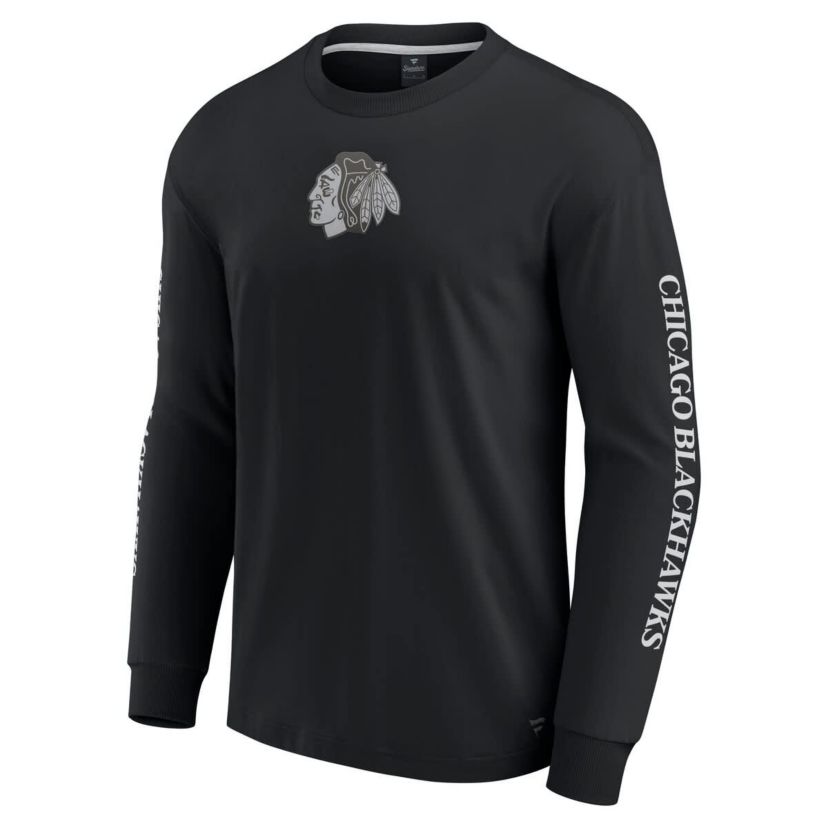 NHL Fanatics Chicago Blackhawks Elements Strive Long Sleeve T-Shirt