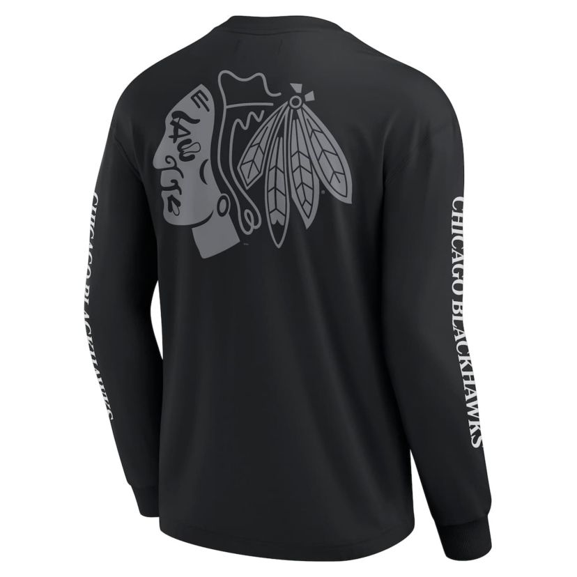 NHL Fanatics Chicago Blackhawks Elements Strive Long Sleeve T-Shirt
