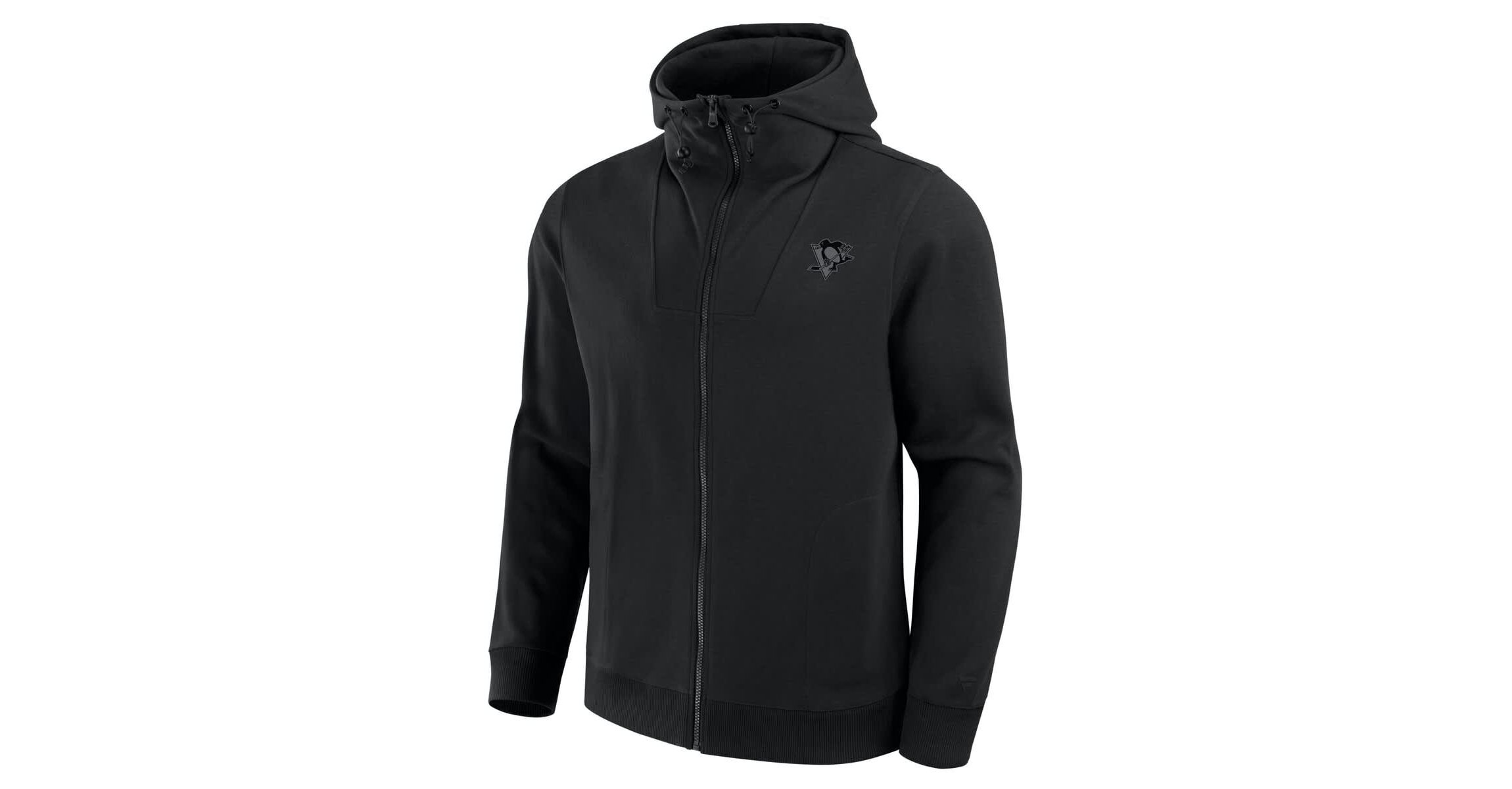 NHL Fanatics Pittsburgh Penguins Elements Tonal Primary Tri-Blend Full-Zip Hoodie