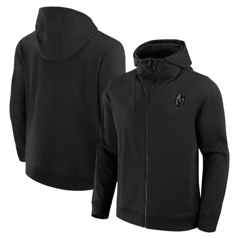 NHL Fanatics Vegas Golden Knights Elements Tonal Primary Tri-Blend Full-Zip Hoodie
