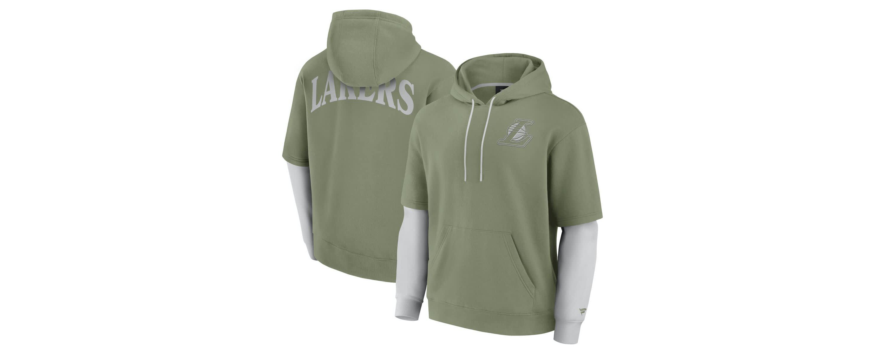 NBA Fanatics Los Angeles Lakers Elements Sleek Pullover Hoodie
