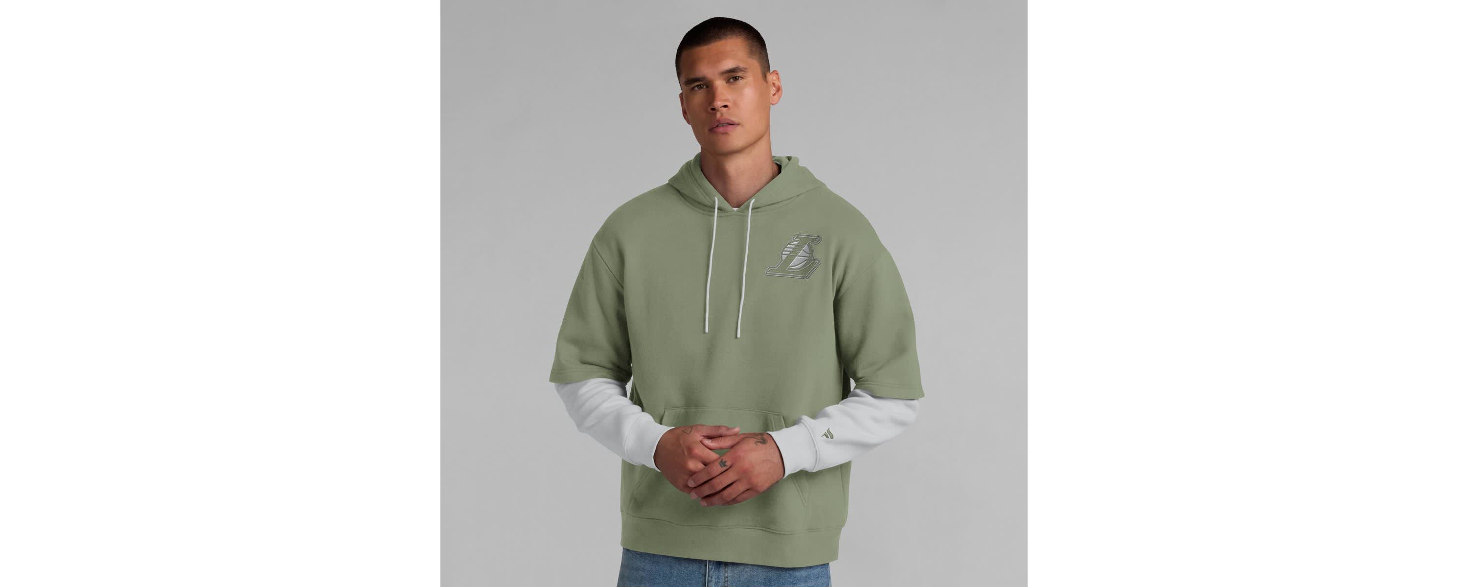 NBA Fanatics Los Angeles Lakers Elements Sleek Pullover Hoodie