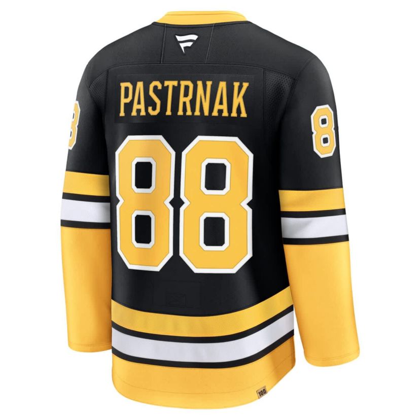 NHL Fanatics David Pastrnak Alternate 100th Anniversary Premium Jersey