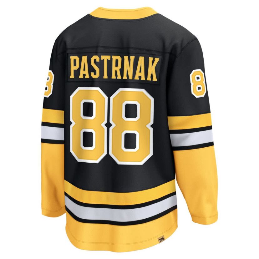 NHL Fanatics David Pastrnak 100th Anniversary Breakaway Jersey
