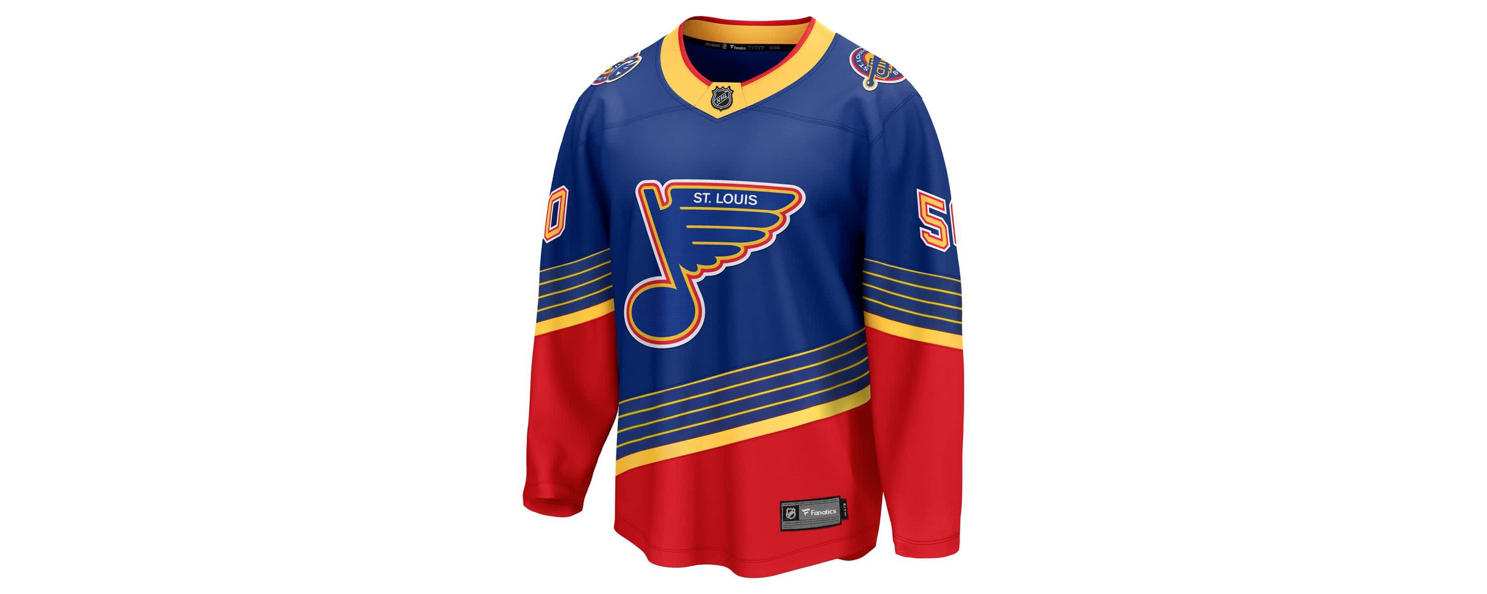 NHL Fanatics Jordan Binnington St. Louis Blues Breakaway Jersey