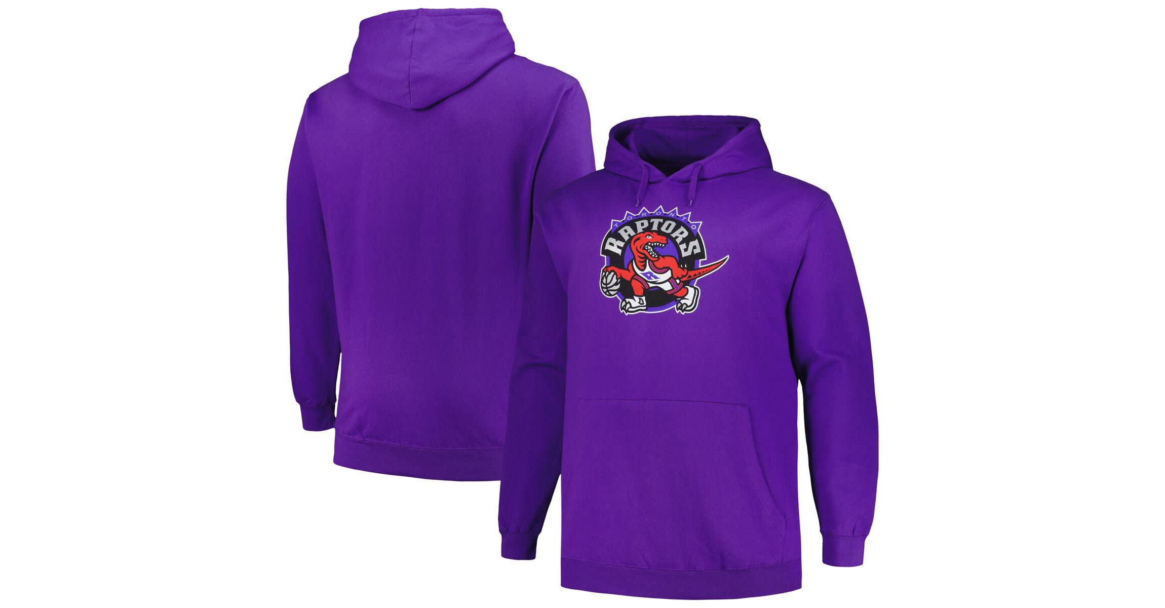 NBA Toronto Raptors Hardwood Classics Big & Tall Pullover Hoodie