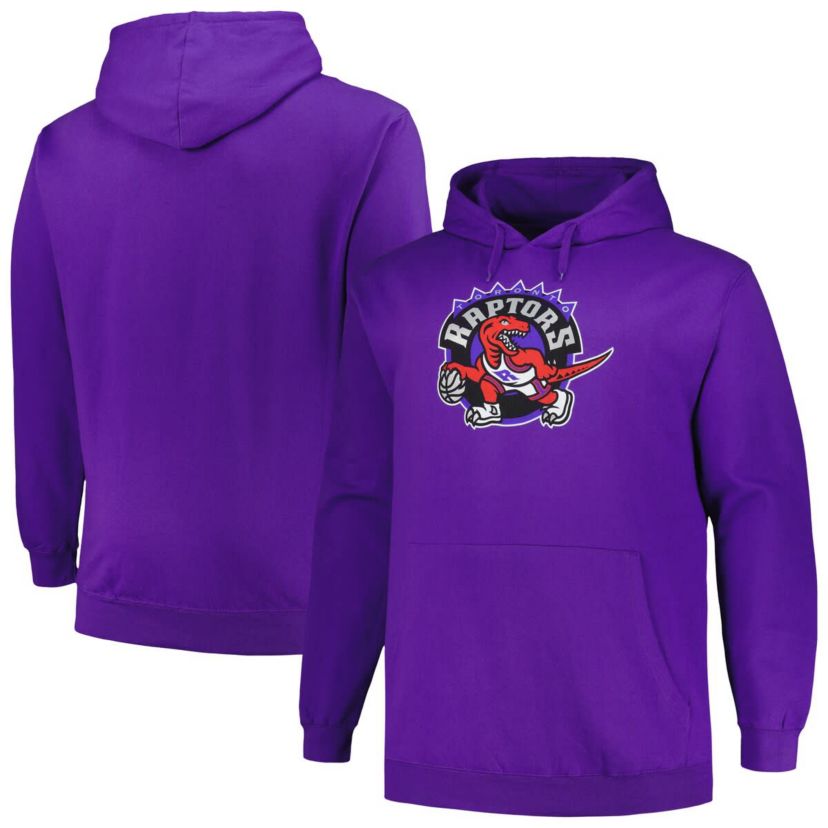 NBA Toronto Raptors Hardwood Classics Big & Tall Pullover Hoodie