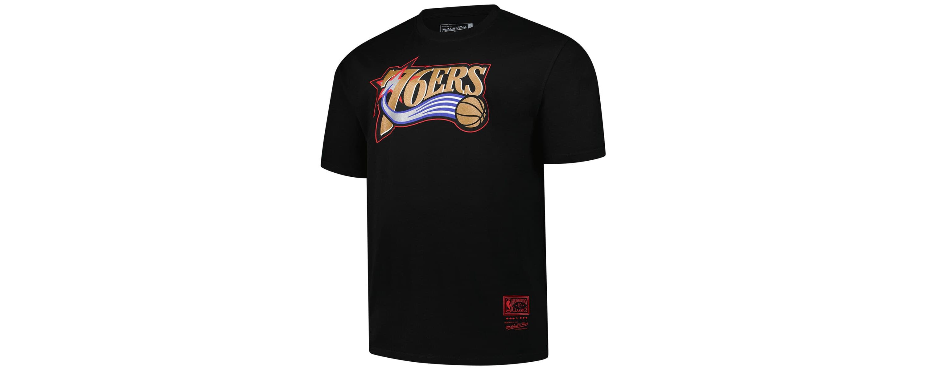 NBA Philadelphia 76ers Big & Tall Hardwood Classics Vintage Logo T-Shirt
