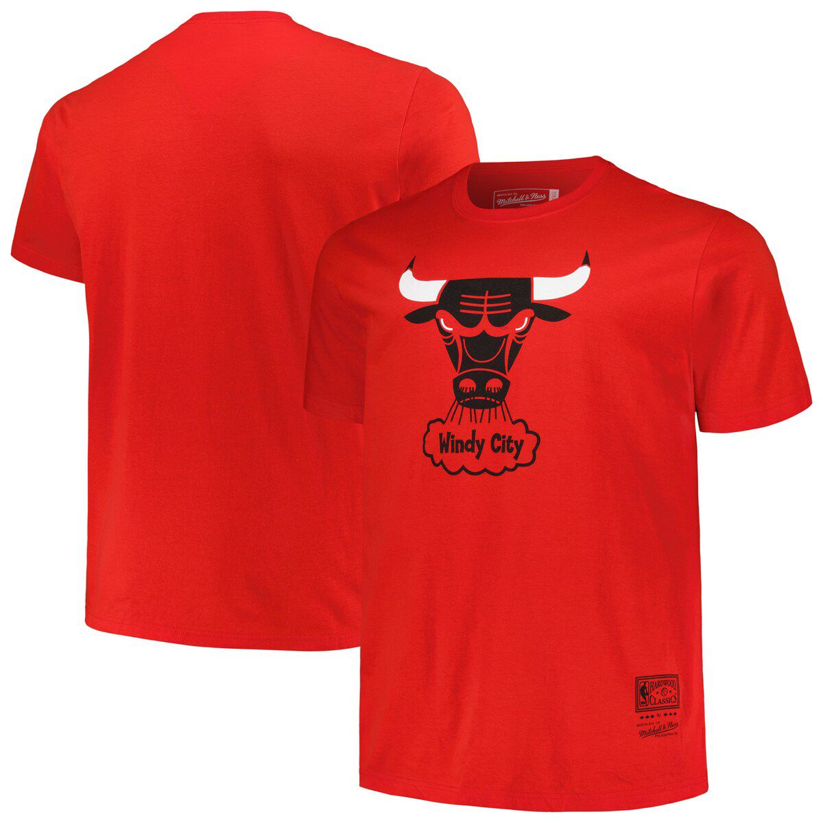 NBA Chicago Bulls Big & Tall Hardwood Classics Vintage Logo T-Shirt