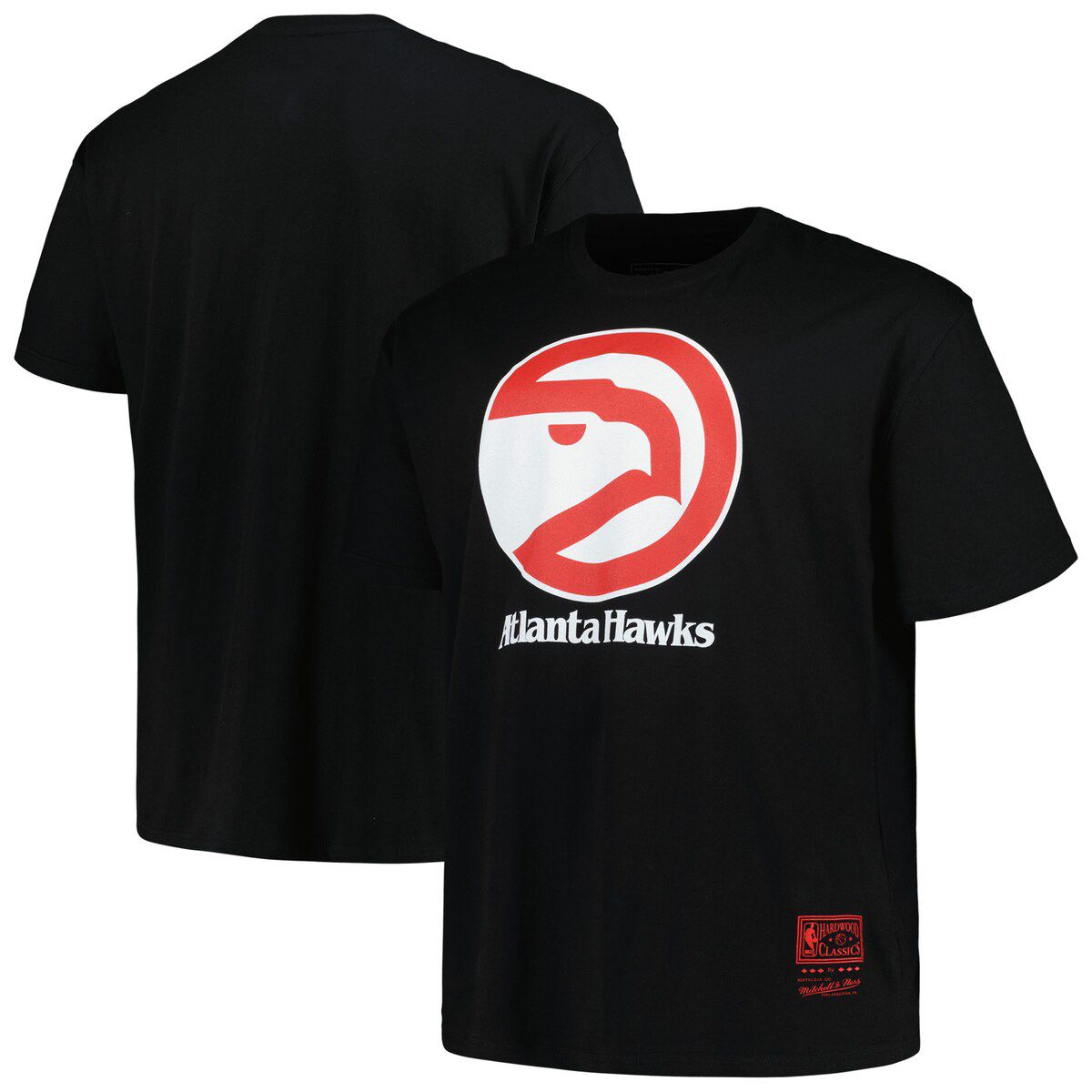 NBA Atlanta Hawks Big & Tall Hardwood Classics Vintage Logo T-Shirt