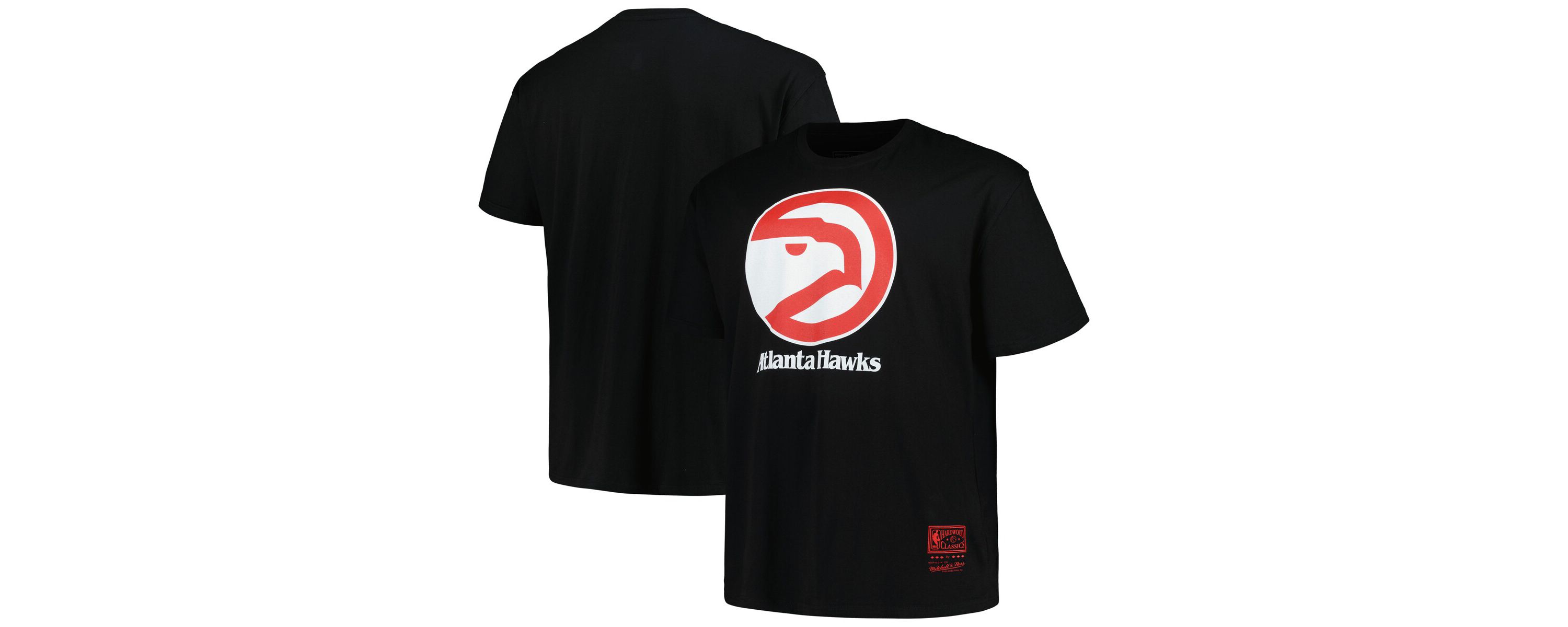 NBA Atlanta Hawks Big & Tall Hardwood Classics Vintage Logo T-Shirt