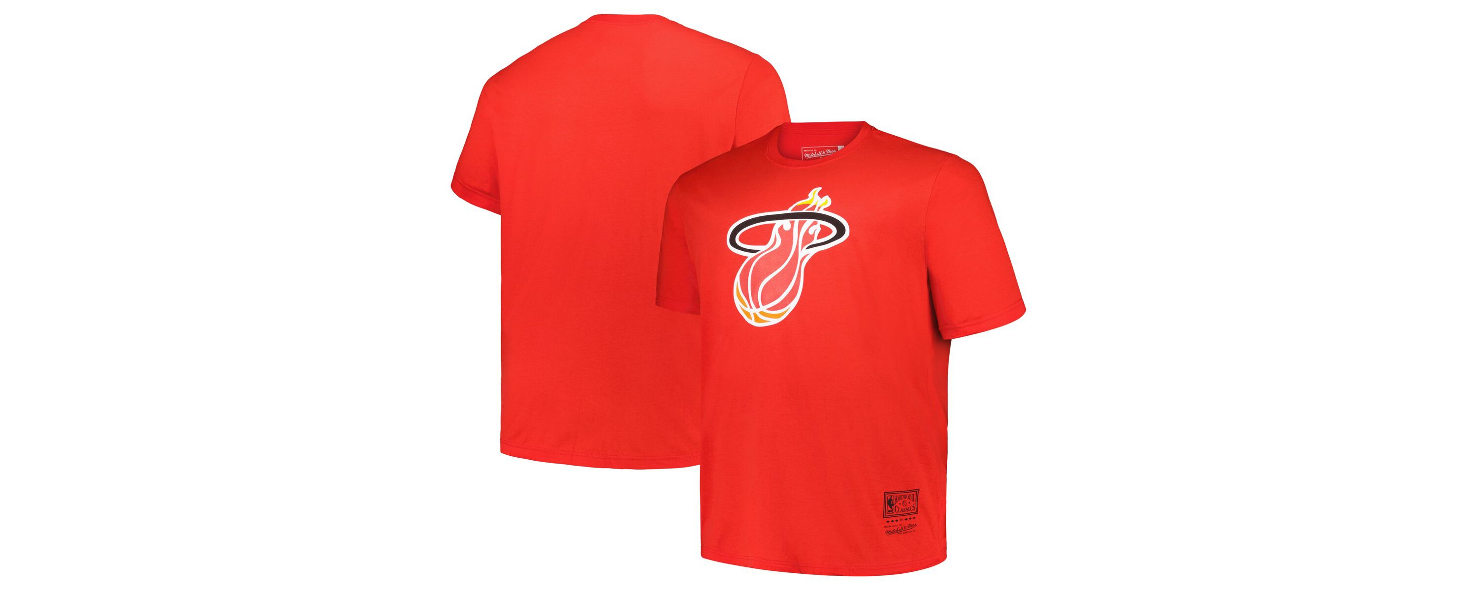 NBA Miami Heat Big & Tall Hardwood Classics Vintage Logo T-Shirt