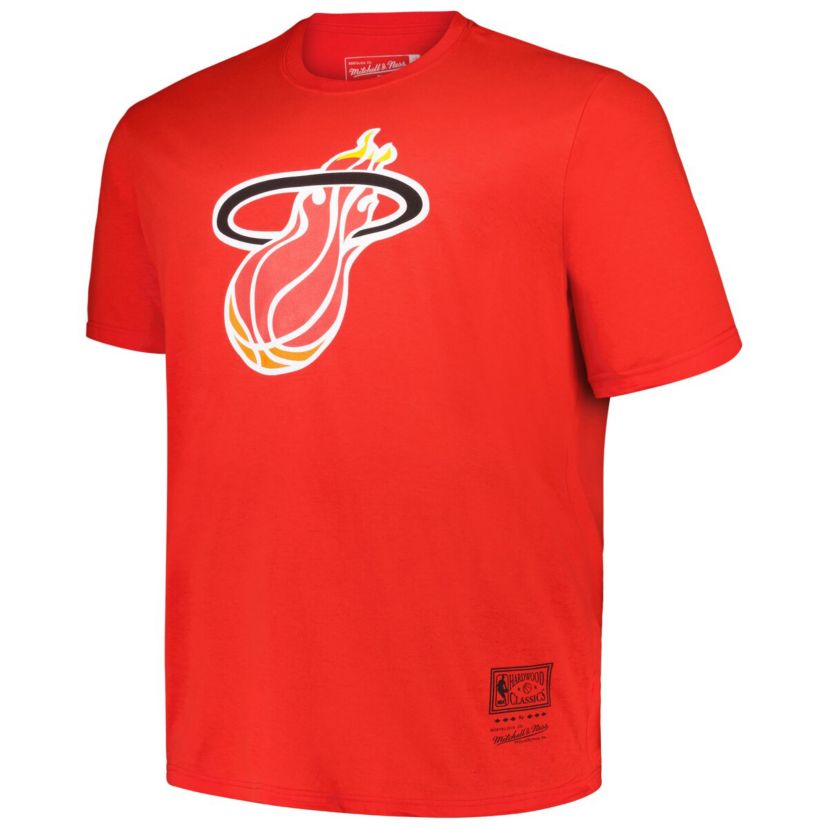 NBA Miami Heat Big & Tall Hardwood Classics Vintage Logo T-Shirt