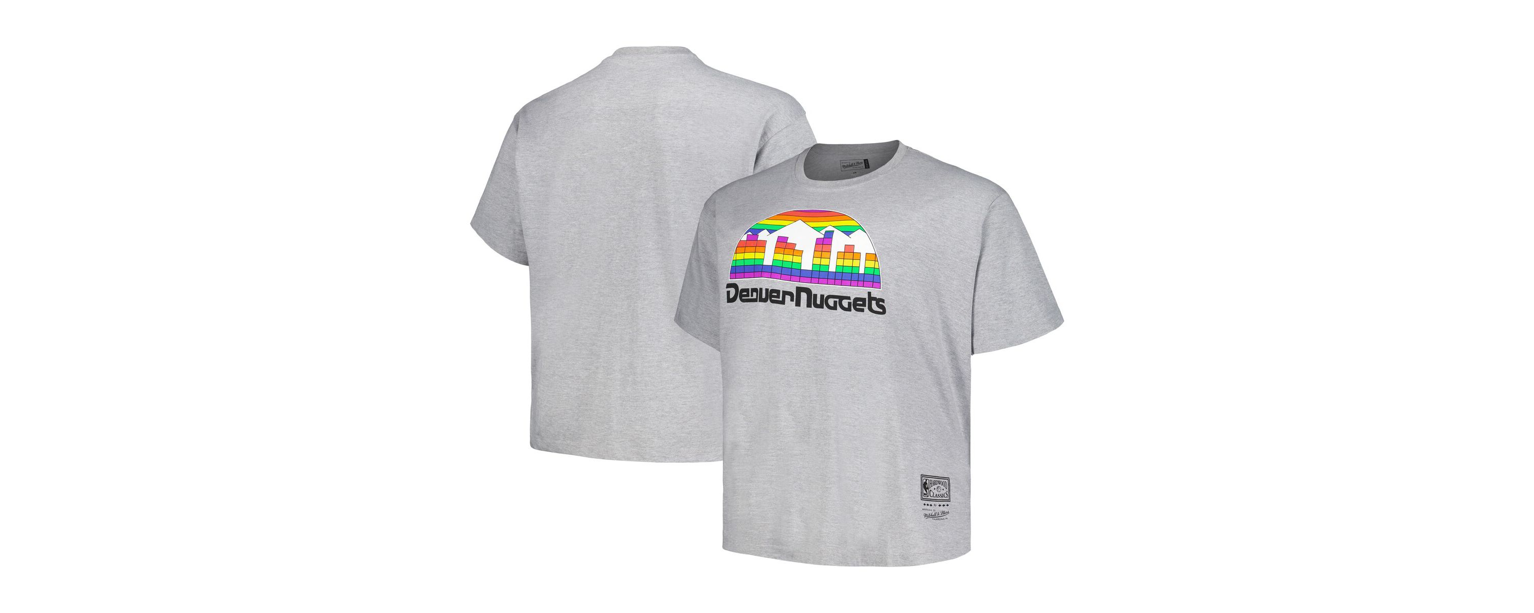NBA Denver Nuggets Big & Tall Hardwood Classics Vintage Logo T-Shirt