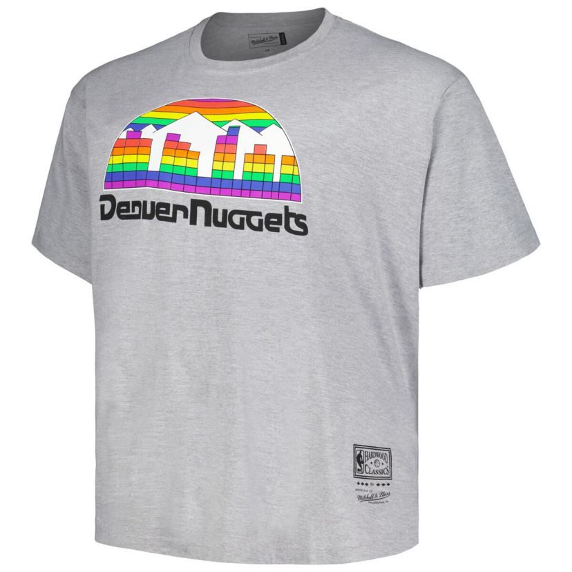 NBA Denver Nuggets Big & Tall Hardwood Classics Vintage Logo T-Shirt