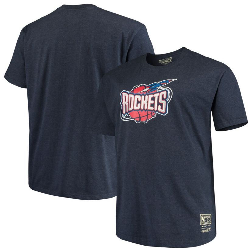 NBA Houston Rockets Big & Tall Hardwood Classics Vintage Logo T-Shirt