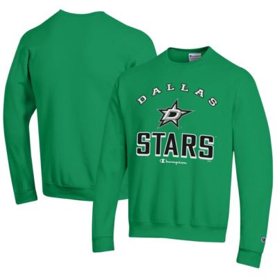 Champion Men's NHL Kelly Dallas Stars Eco Powerblend Crewneck Sweatshirt, Green, Small