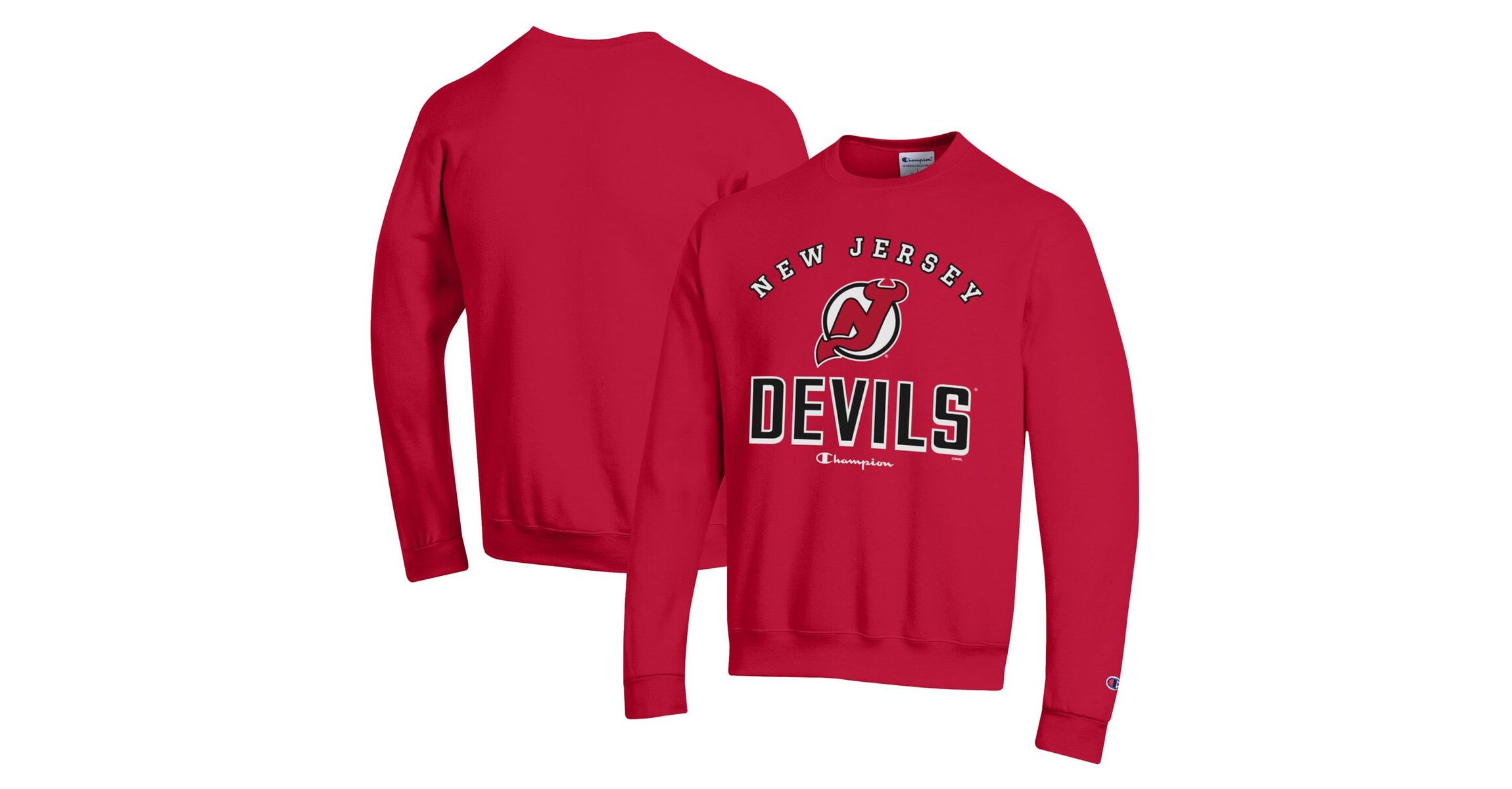 NHL New Jersey Devils Eco Powerblend Crewneck Sweatshirt