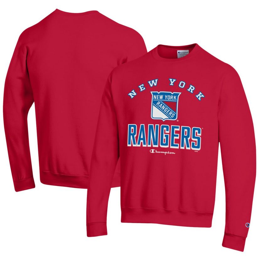 NHL New York Rangers Eco Powerblend Crewneck Sweatshirt