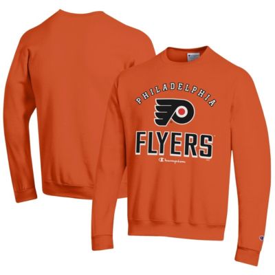 Champion Men's NHL Philadelphia Flyers Eco Powerblend Crewneck Sweatshirt, Orange, 2XL