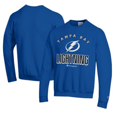 Champion Men's NHL Tampa Bay Lightning Eco Powerblend Crewneck Sweatshirt