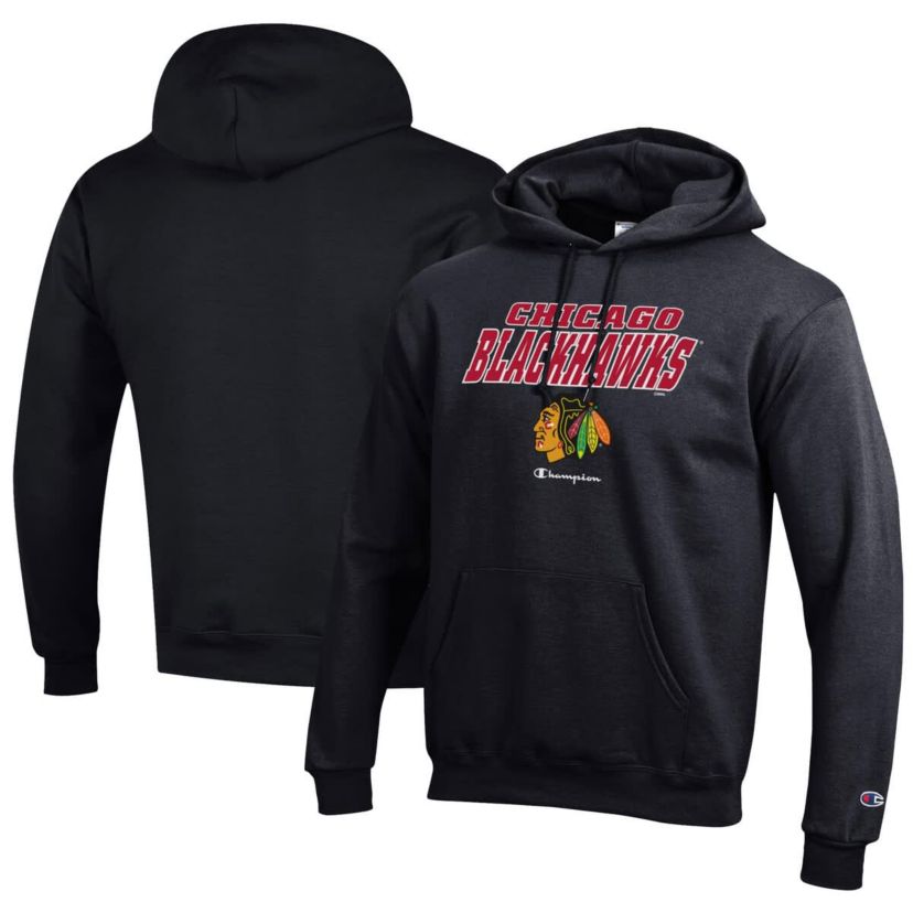 NHL Chicago Blackhawks Eco Powerblend Pullover Hoodie
