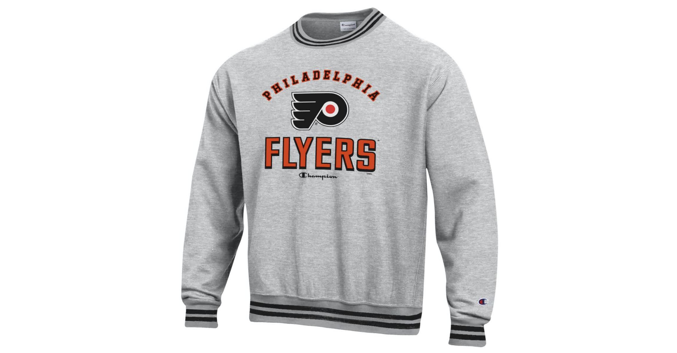 NHL Philadelphia Flyers Reverse Weave Yarn Dye Pullover Sweatshirt
