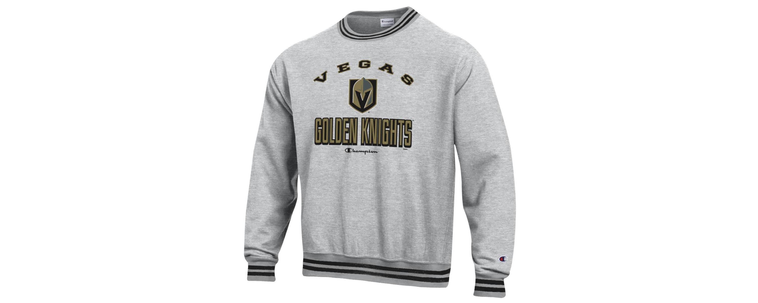 NHL Vegas Golden Knights Reverse Weave Yarn Dye Pullover Sweatshirt