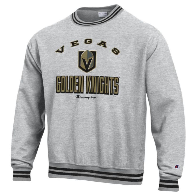 NHL Vegas Golden Knights Reverse Weave Yarn Dye Pullover Sweatshirt