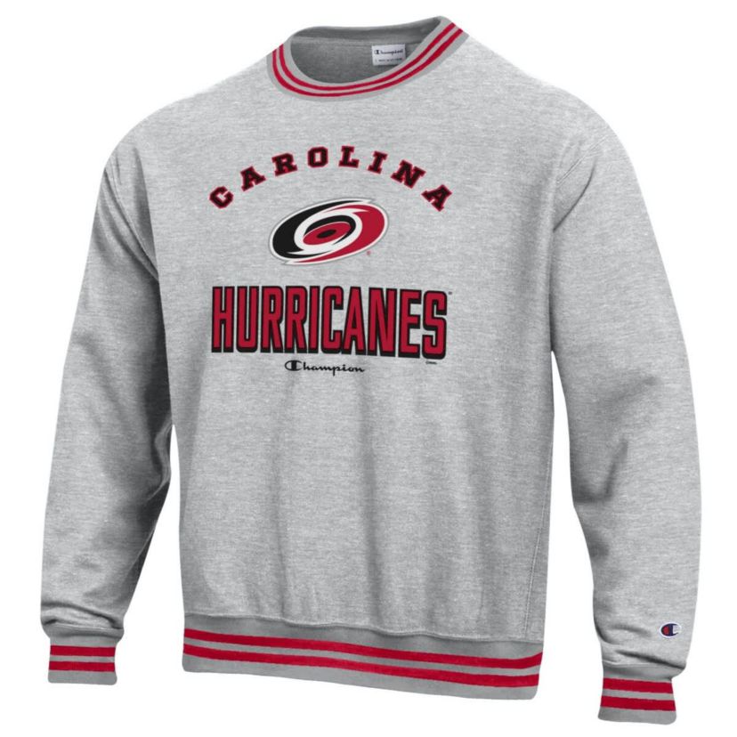 NHL Carolina Hurricanes Reverse Weave Yarn Dye Pullover Sweatshirt