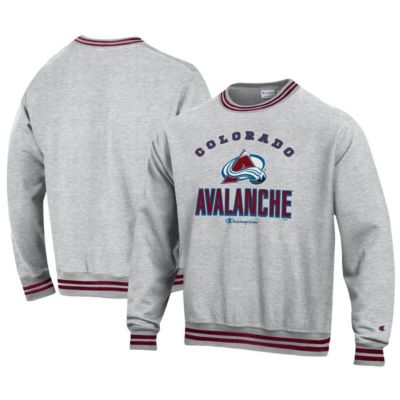 Champion Men's NHL Colorado Avalanche Reverse Weave Yarn Dye Pullover Sweatshirt, XL