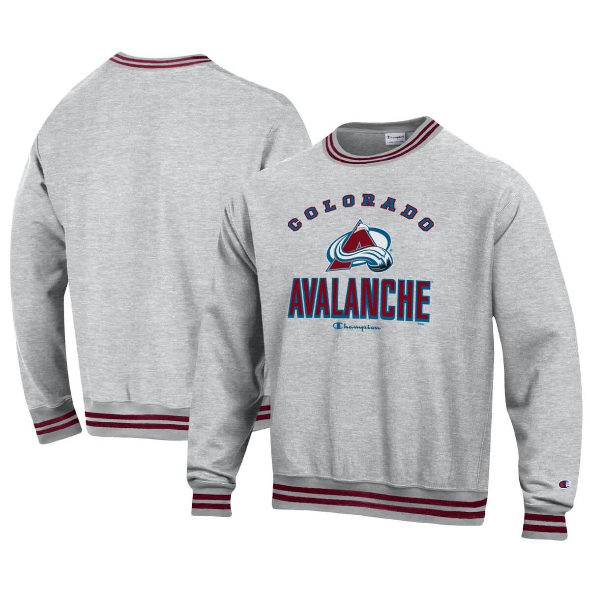 NHL Colorado Avalanche Reverse Weave Yarn Dye Pullover Sweatshirt
