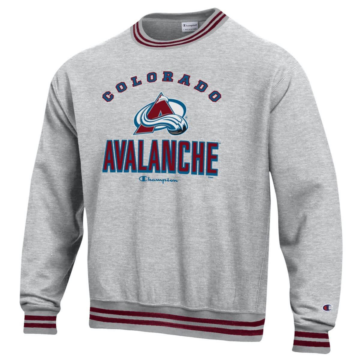 NHL Colorado Avalanche Reverse Weave Yarn Dye Pullover Sweatshirt