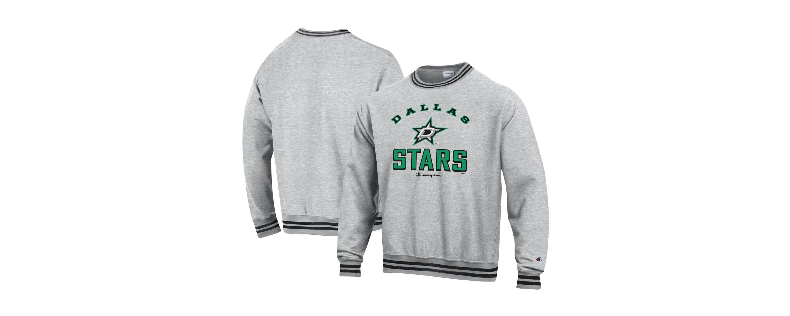 NHL Dallas Stars Reverse Weave Yarn Dye Pullover Sweatshirt